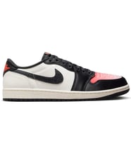 Nike Air Jordan 1 Retro Low OG PSG Leather Unisex Sneaker Hakiki Deri Unisex Günlük Spor Ayakkabı Siyah Beyaz