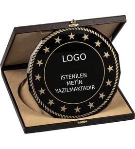 Kişiye Özel Tabak Kristal Plaket