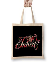 Inked Tattooed Tattoo Lovers & Tattoo Artists Bez Çanta Uzun Saplı