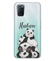 Oppo Pandas Tasarımlı Şeffaf Telefon Kılıfı