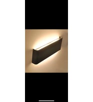 ÇİFT YÖNLÜ GÜN IŞIĞI LED RENGİ DEKORATİF APLİK 49X11 CM