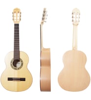 Rodriguez RC512MN Klasik Gitar - 1/2 (Çocuk - Gül Seri)  Gül Ağacı (Rosewood) Klavye ve Köprü, Ladin Kapak, Küçük Eller İçin Ergonomik Sap Yapısı  Uyum: 1/2 Boy (7-9 Yaş)
