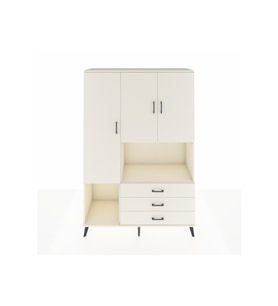 Hyperion Gardrop 6 Raflı 3 Çekmeceli 3 Kapaklı 132x44x195 Aytaşı-Aytaşı