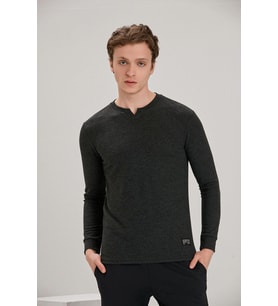 ALEXANDERGARDI SLİM FİT SWEATSHİRT (E22-72802) (Antrasit)
