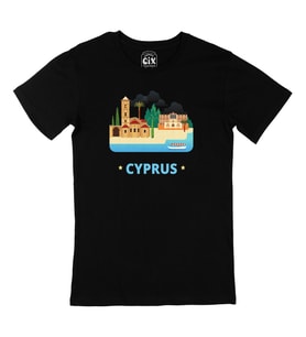 Kıbrıs Siyah Tişört