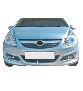 Opel Corsa Uyumlu D Ön Tampon Altı (5 Kapı Md) Fiber 2007 Ve Sonrası