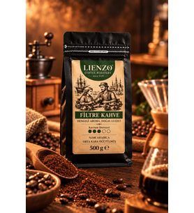 Filtre Öğütülmüş Kahve 500 g %100 Arabica Nitelikli Orta Kavrum V60 French Press Uyumlu