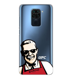 Xiaomi Redmi NOTE 9 Uyumlu Conor Mcgregor UFC Tasarımlı Şeffaf Telefon Kılıfı