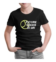 Tenis Star Future  Siyah Çocuk Tshirt