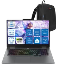 Lenovo Loq 17IRX10 Intel Core I7 14700HX 48GB Ddr5 512GB SSD RTX5070 8gb 115W Freedos 17 Inç Fhd (1920X1080) IPS 300NITS 165HZ %100 Srgb Taşınabilir Bilgisayar W83JH006HTRF25 + Zetta Çanta
