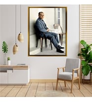 ÇERÇEVELİ ATATÜRK TABLO S652