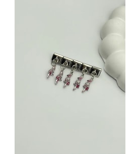 Çelik Silver Kuş Sallantılı Nomi Charm - 25crm20