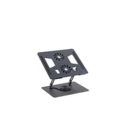 10-15 inç Alüminyum Notebook Standı, 360° Döndürmeli, Siyah Renk