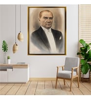 ÇERÇEVELİ ATATÜRK TABLO S484