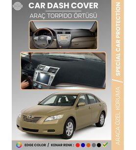 TOYOTA CAMRY (2006-2012) Torpido Örtüsü Ön Göğüs Halı Torpido Koruma Tam Uyum Çatlamayı Önler Kaymaz