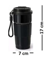 Paslanmaz Çelik Mug Termos - Modern Tasarım Silikon Tutacaklı