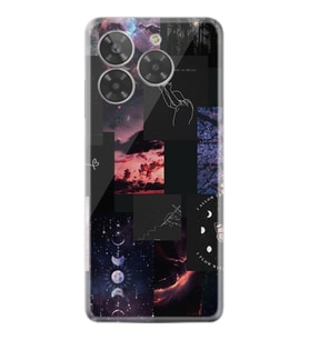 General Mobile Era 50 Kılıf Boutique Baskılı Resimli Ay Pattern Pcode -030