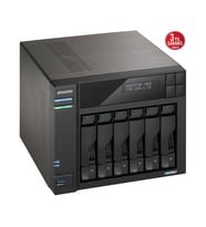 ASUSTOR FS6706T-4G CELERON QC N5105-4GB RAM-6X M2 NVME DİSK DESTEKLİ NAS SUNUCU (disksiz)