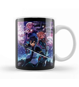 Kirito And Asuna Sword Art Online Kupa Bardak Porselen