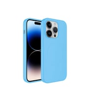 Apple iPhone 12 Pro Max Uyumlu Kılıf M-safe Wireless Şarj Özellikli Pastel Renk Silikon Zore Plas Kapak (Açık Mavi)