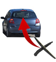 RENAULT CLIO 3 ARKA SİLECEK KOLU VE SÜPÜRGESİ 2005--2011