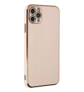 Newface Apple iPhone 11 Pro Max Kılıf Volet Silikon - Pembe