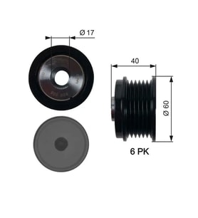 GATES OAP7154 Alternator Kasnagi 31285816