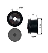 GATES OAP7154 Alternator Kasnagi 31285816