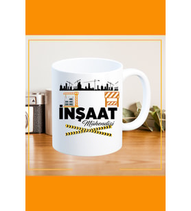 inşaat mühendisi baskılı kupa