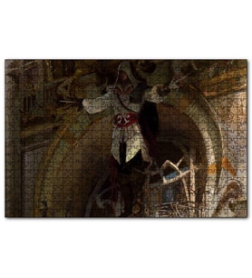 Cakapuzzle Assassins Creed Bıçaklı Suikastçi Yükseliyor  Puzzle Yapboz MDF (Ahşap) (120 Parça)