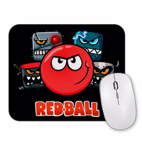 Red Ball 4 The  Crew Tazza Mouse Pad