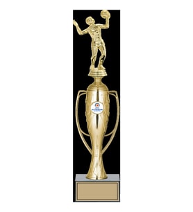 ODAK KUPA - Figürlü Kupalar - Voleybol Kadın Figürlü Kupalar FG-026 C - 40 cm