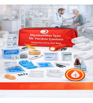 Diyabetik Hasta İlk Yardım ve Takip Çantası - Kompakt ve Taşınabilir