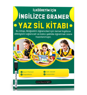 İlköğretim İçin İngilizce Gramer YAZ-SİL Kitabı
