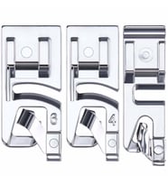 Aile Dikiş Makinası Alçak Tutuculu Kıvırma Ayak Seti 2mm 4mm 6mm