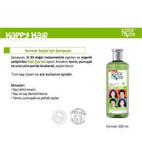 Natur Vital Happy Normal Saçlar Doğal Şampuan 500ml