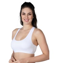 BEYAZ MI Emay 1424 Modal Cotton Sporcu Büstiyer