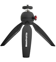 Manfrotto Mtpiximii-B Pixi Masa Tripodu, 1 Kg'A Kadar, Kompakt Ve Sistem Kameralar Için, Siyah (Çok Renkli)