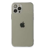 iPhone 12 Pro Kılıf Fly Lens Silikon - Şeffaf
