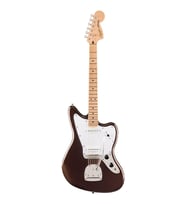 SQUIER 0378402594 Affinity Jaguar Elektro Gitar Akçaağaç Klavye, Mystic Metallic Brown, İnce ve Hafif Gövde, H/S Manyetik Dizilimi, Modern Çalım Kolaylığı
