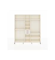 Arges Gardrop 10 Raflı 2 Çekmeceli 3 Askılı 220x30x243 Aytaşı-Aytaşı