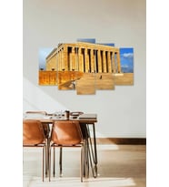 Anıtkabir 5 Parçalı Mdf Tablo