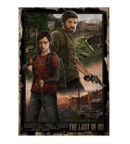 Last Of Us Art Mdf Poster 18cm X 27cm
