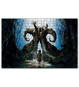 Cakapuzzle Pan'ın Labirenti Kız ve Fantastik Ağaçlar  Puzzle Yapboz MDF (Ahşap) (120 Parça)