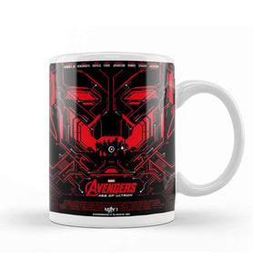 Avengers Flowers Marvel 02 Kupa Bardak Porselen
