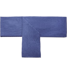 Taşlanmış Indigo Denim Pamuk Runner