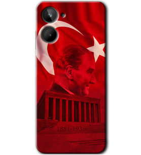 Realme 10 4G Kılıf HD Desen Baskılı Kılıf - Anıtkabir Atatürk