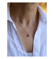 14 Ayar Altın 0.5 cm Göz Boncuklu Kolye Ucu