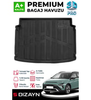 S-Dizayn Hyundai Bayon 3D Pro Bagaj Havuzu 2021 Üzeri A+ Kalite
