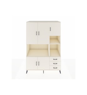 Kronos Dolap 9 Raflı 3 Çekmeceli 5 Kapaklı 132x59x195 Aytaşı-Aytaşı/Aytaşı